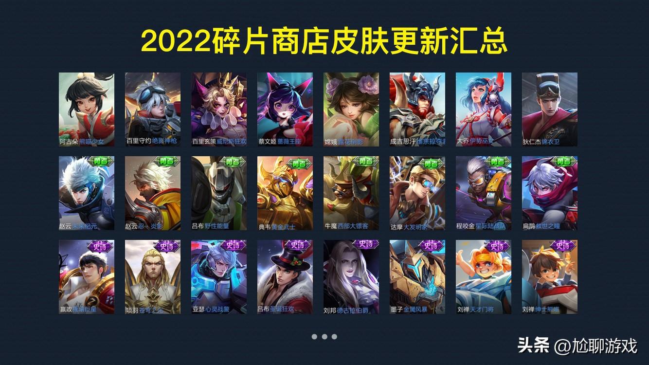 王者皮肤碎片商店更新表2022（详细汇总）插图