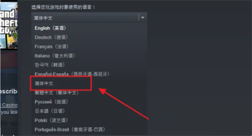 gta5怎么设置中文 游戏语音设置方法介绍